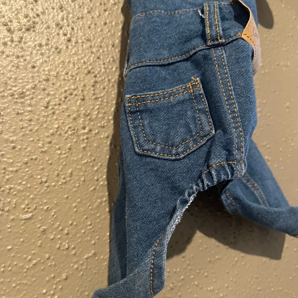 Pet Clothing Outfitters Denim Dog Overalls